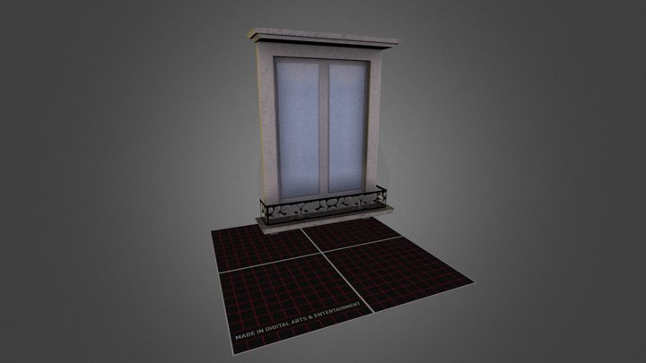 Window_VegatationHouseMiddle 3D Model