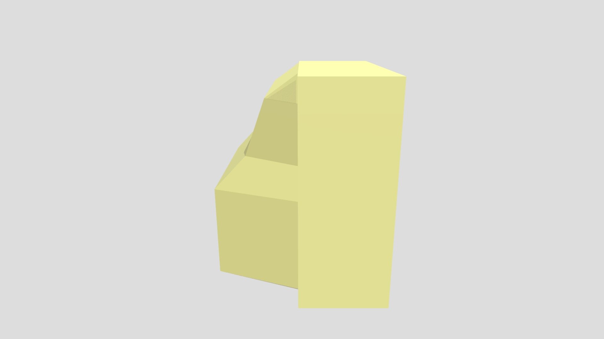 écran Cathodique Low Poly