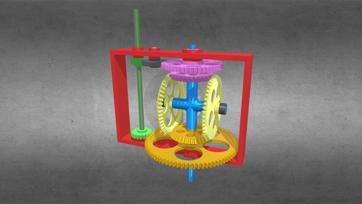 Differential Train Reducer Mechanism – Modèle 3D gratuit STL