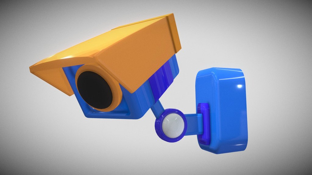 Cartoon Security Camera (Animated)