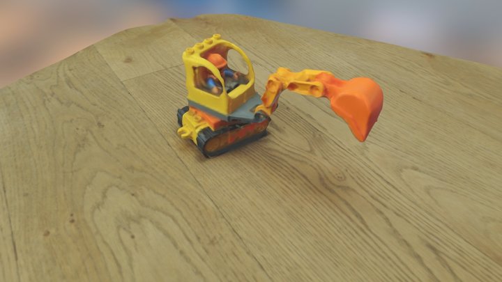 Duplo-excavator 3D Model