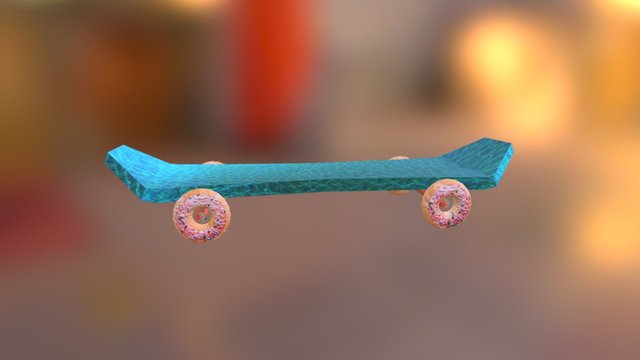 Skateboard 3D Model
