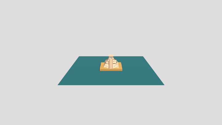 Temple 3D Model