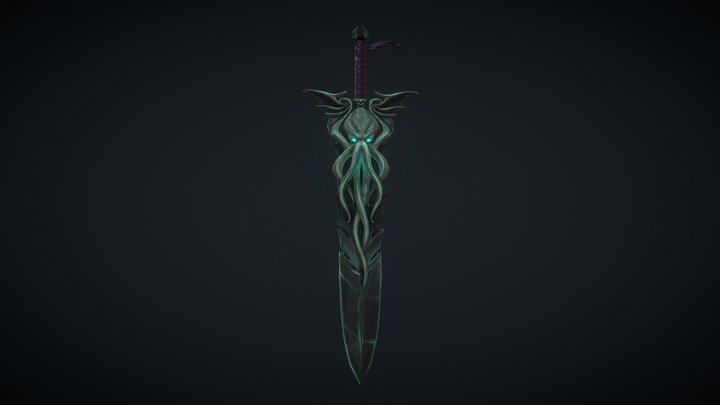 Sword of the Great Dreamer (Handpainted ver.) 3D Model