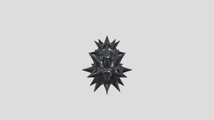 Spiked_metal_ball 3D Model
