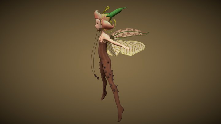 Spiderwick |Sprite-Flower-Head 3D Model