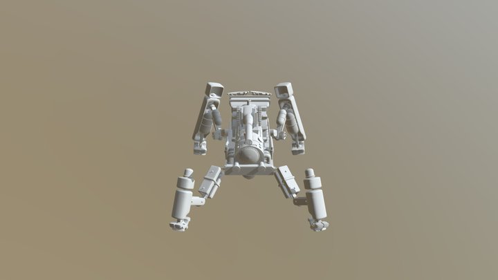 GA2A GINISTY Mathias Steampunk PLA 3D Model
