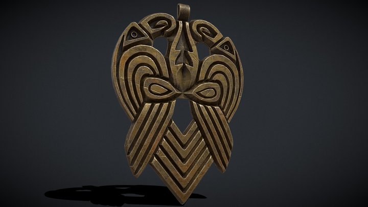Anglo Saxon Pendant 3D Model