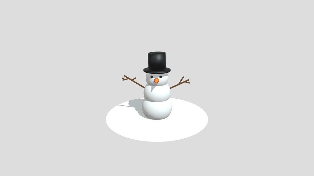 A Happy   Snowman !