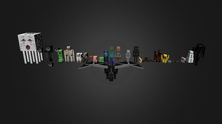 Minecraft_Mob_Rig 3D Model