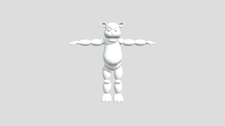 FNAF Cat P02C 3D Model