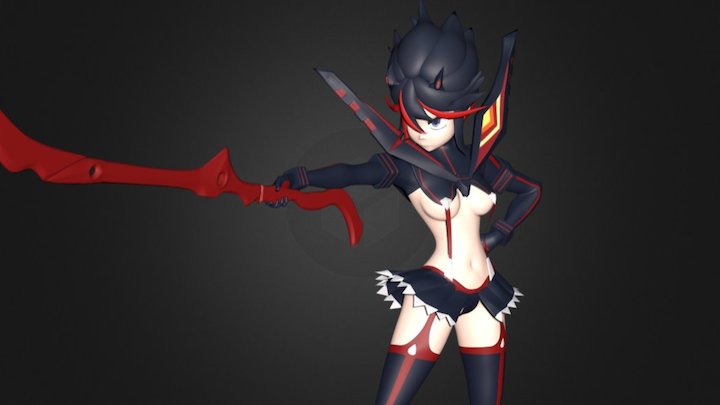 Kill La Kill Ryuko 3D Model