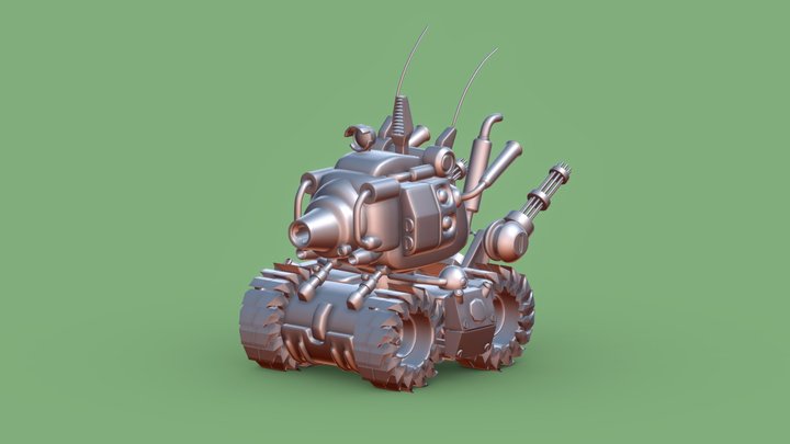Metal Slug: super vehicle-001 3D Model