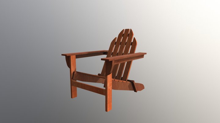 Lawn Chair2 3D Model