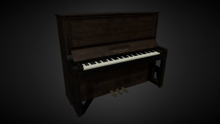 Piano 3D Model