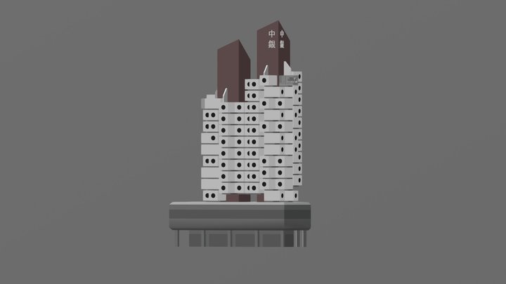 4.29 Nakagin Capsule Tower 3D Model