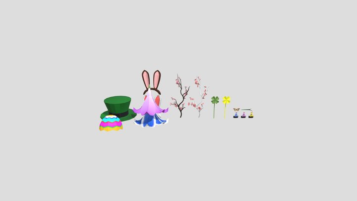 Gorilla Tag Spring 2022 Cosmetics 3D Model