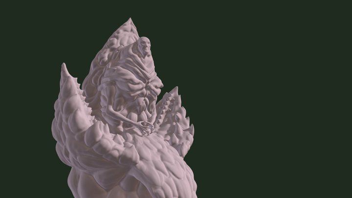 Leto Atreides II — Fanart Sculpting 3D Model
