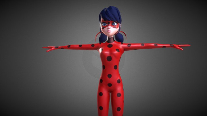Miraculous Ladybug and Cat noir - Download Free 3D model by