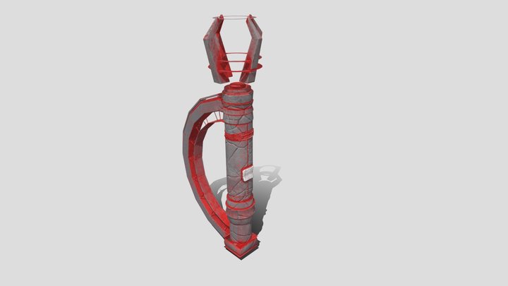 Doom Inspired Lightsaber 3D Model