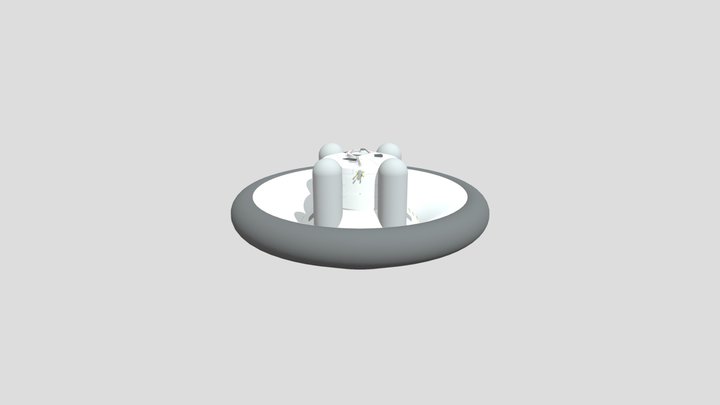 Human Mars Lander 3D Model
