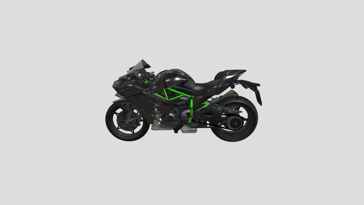 Kawasaki Ninja Digital Art for Sale - Pixels Merch