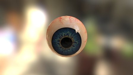 WIP - Eyeball 01 (Substance/Mesh) 3D Model