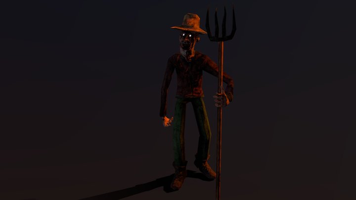Farmer 3D Model