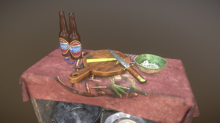 Cabinet Set 3D Model