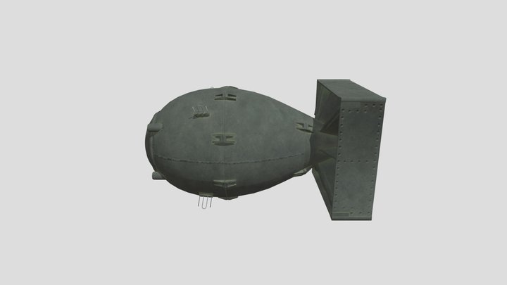 fat-man-nuclear-bomb 3D Model