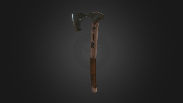 Viking Axe 3D Model
