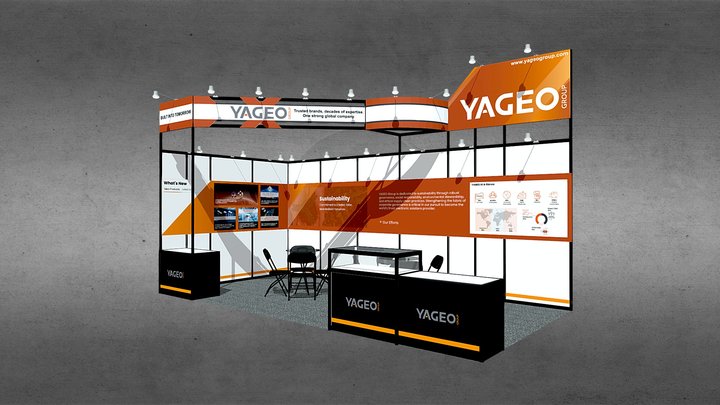 2025 Exhibition - YAGEOGROUP - A01 - KART 3D Model