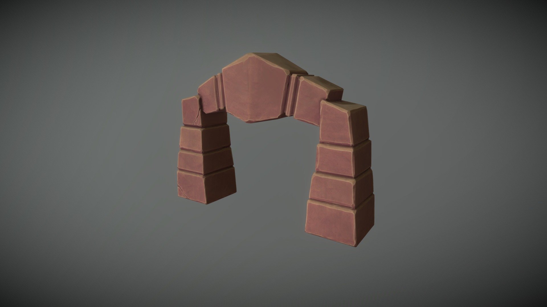 Stylized Stone Arc - Download Free 3D model by jayanam [f8f25d4 ...