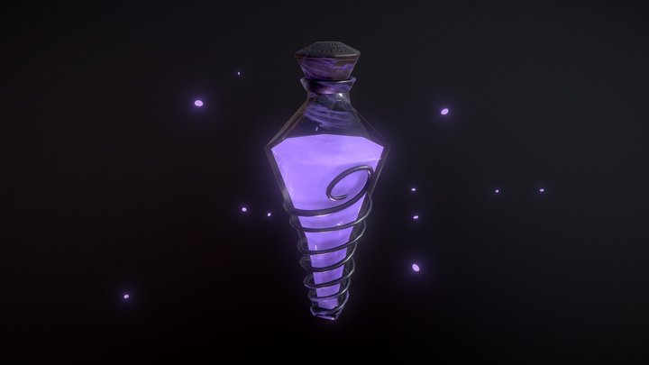 Dark magic potion 3D Model