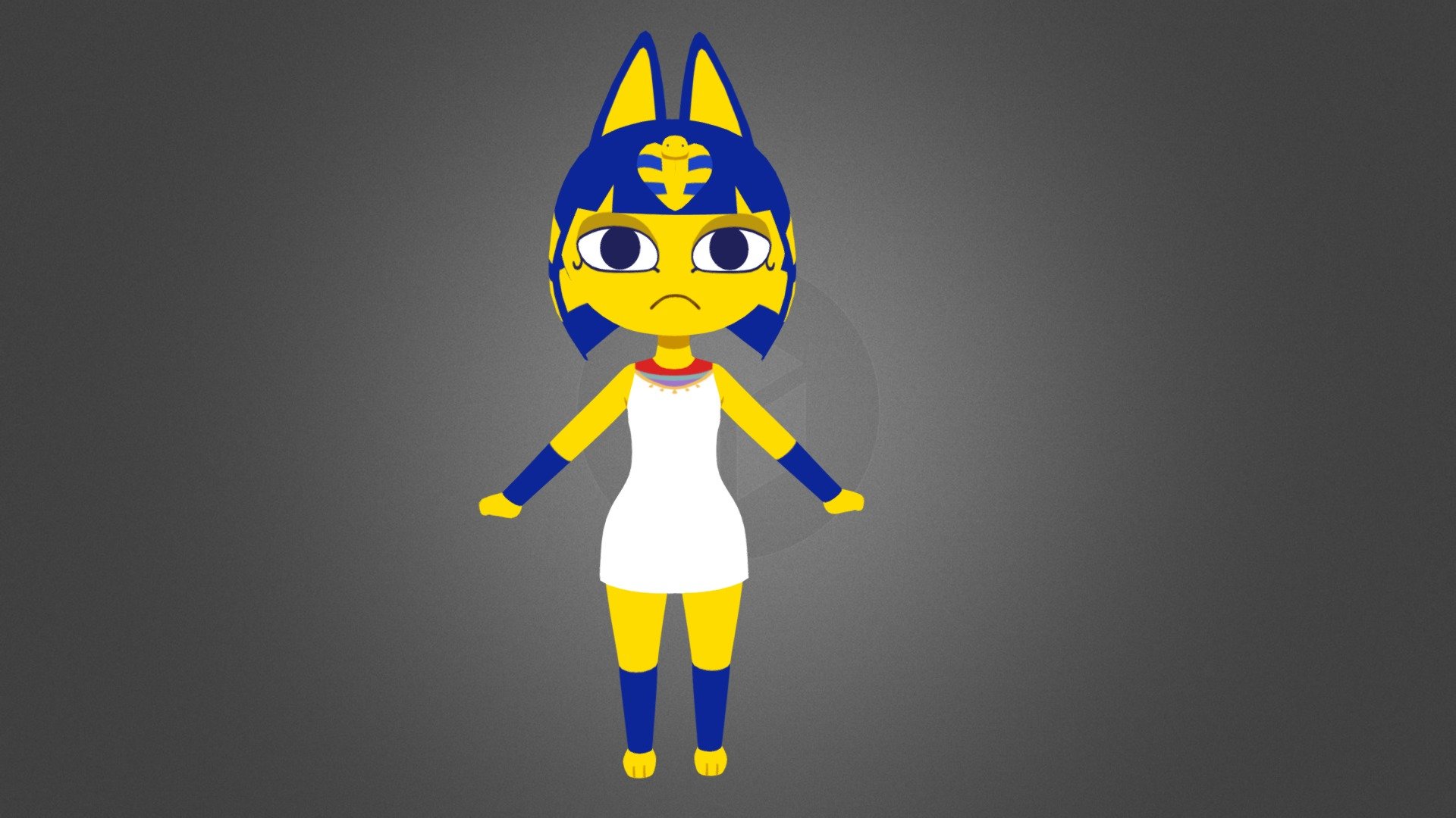 Ankha - 3D model by CatMomTM [f8f2be1] - Sketchfab