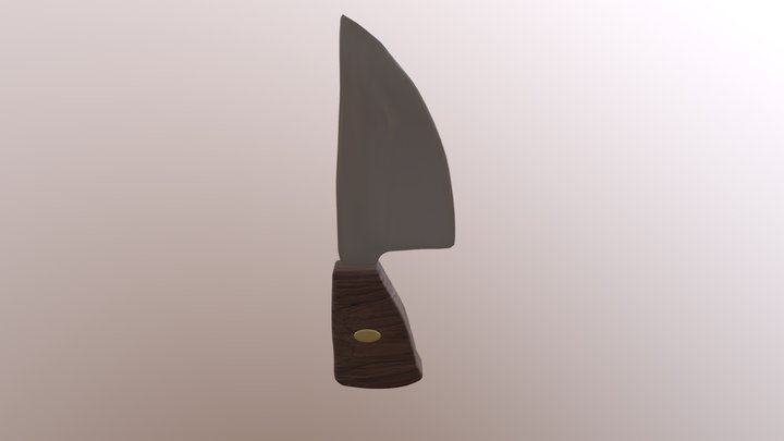 Knife Model w/Textures 3D Model