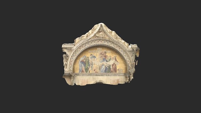 Facade Basilique St Marco 3D Model