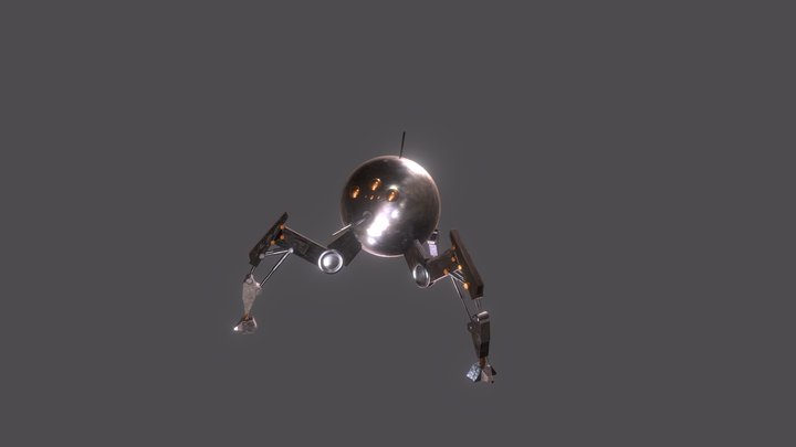 Tripod Robot 3D Model