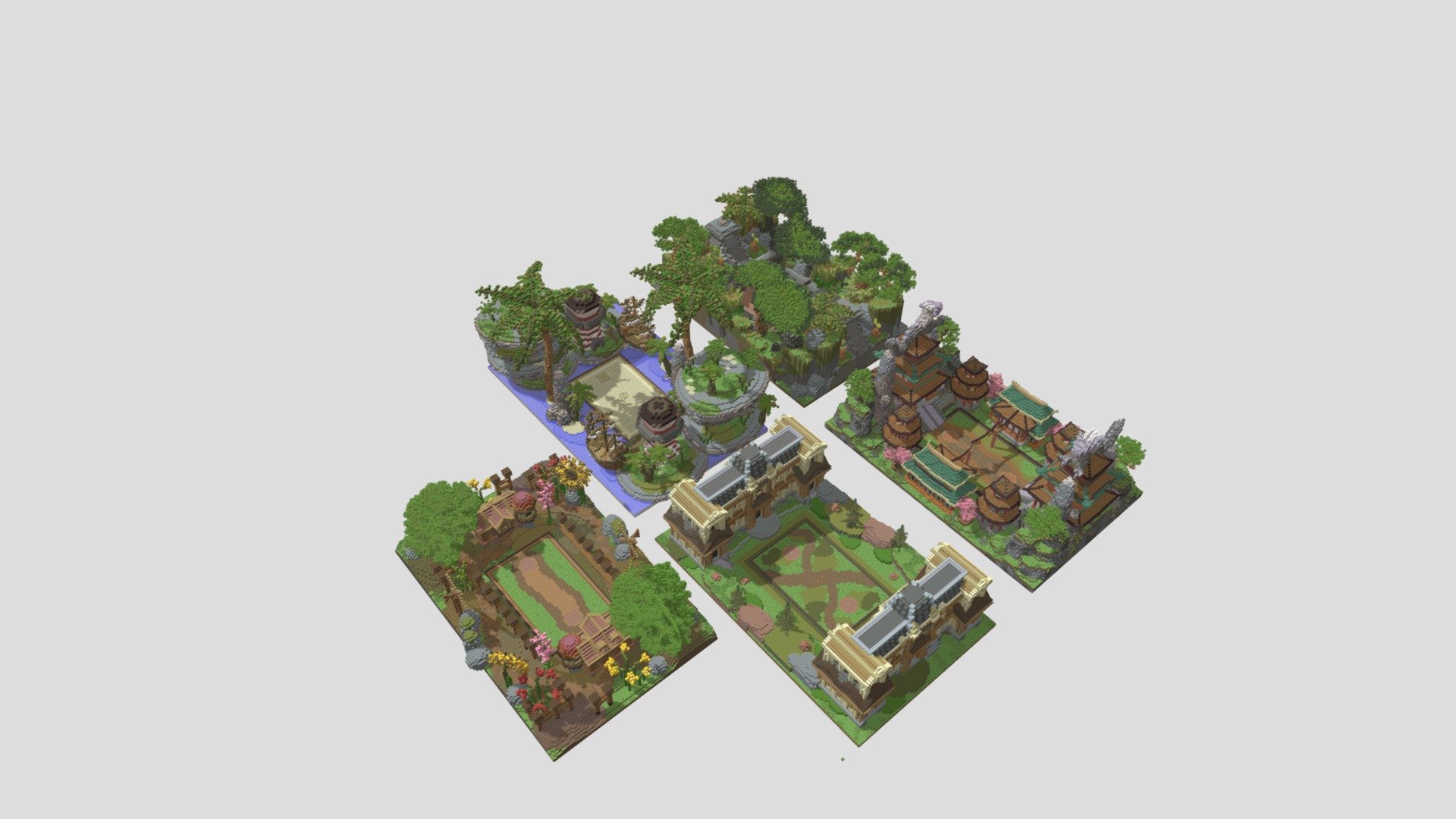 Minecraft - Mix Arena X1 - 3D model by oKess_ [f8f5017] - Sketchfab