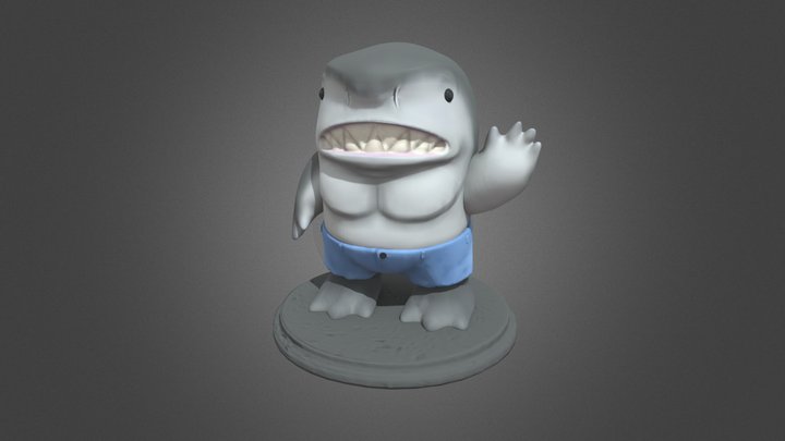 King Shark 3D Model