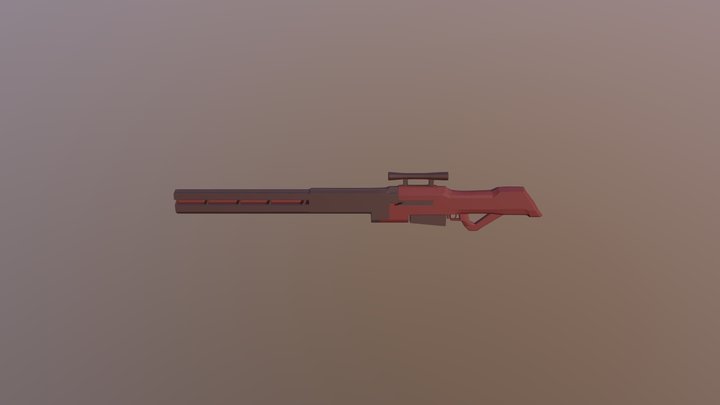 Railgun 3D Model