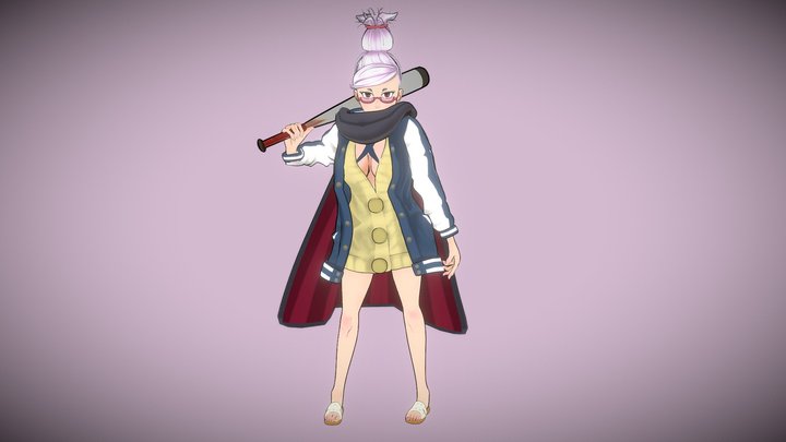 Seiko Ayase - DanDaDan - VRChat Avatar 3D Model