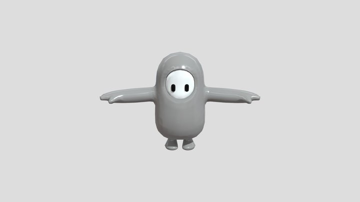 fall guy free 3D Model