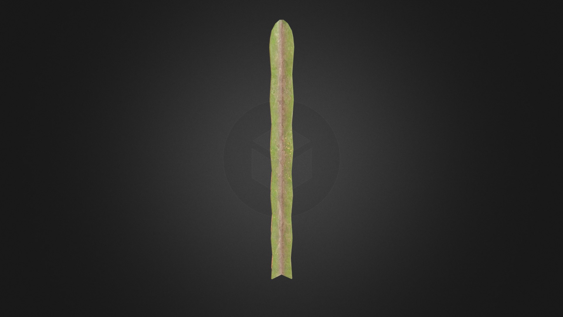 3D model Cactus 01 - This is a 3D model of the Cactus 01. The 3D model is about a crescent moon in the sky.