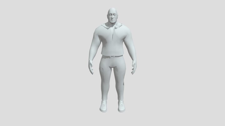 DwayneJohnson_Completo 3D Model
