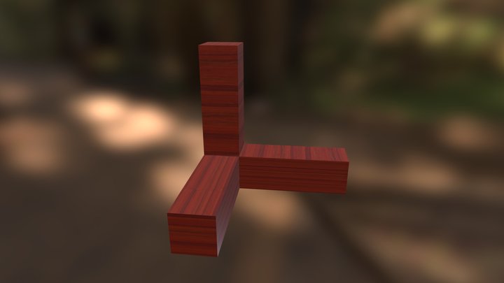 棕角榫 3D Model