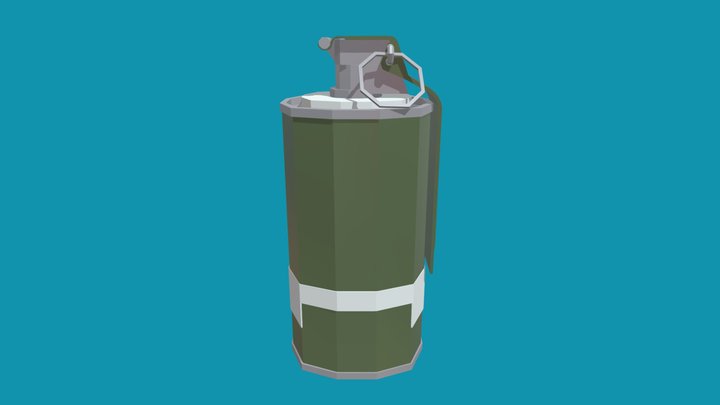 Low-Poly M18 3D Model