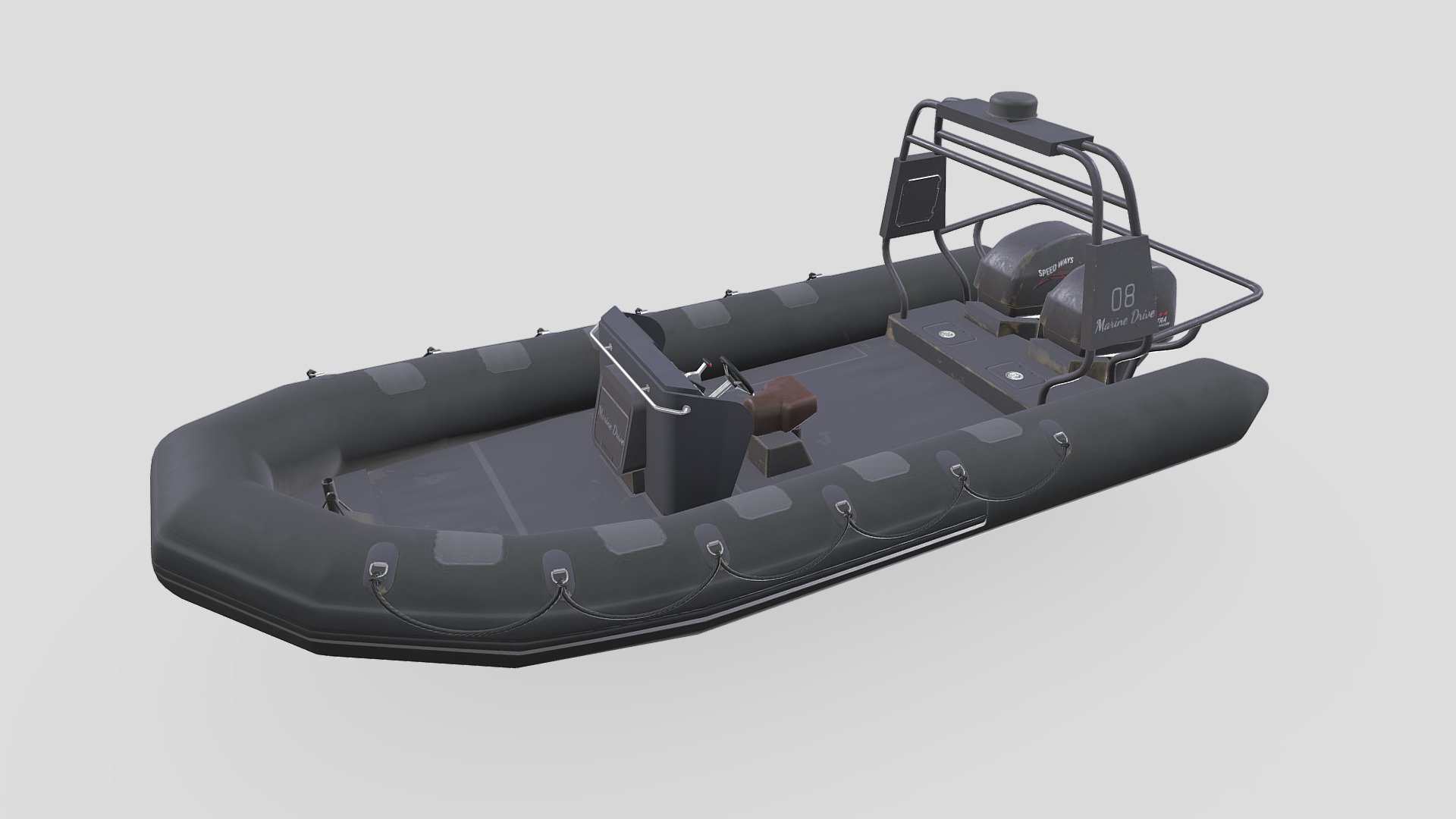 Rigid Inflatable Boat RHIB - Buy Royalty Free 3D model by MaX3Dd (@MaX3Dd)  [f8fa0a0]
