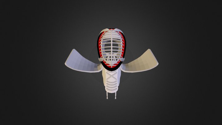 剣道の面 3D Model