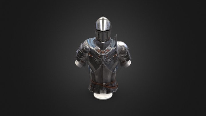 Semi-Stylized Armor 3D Model